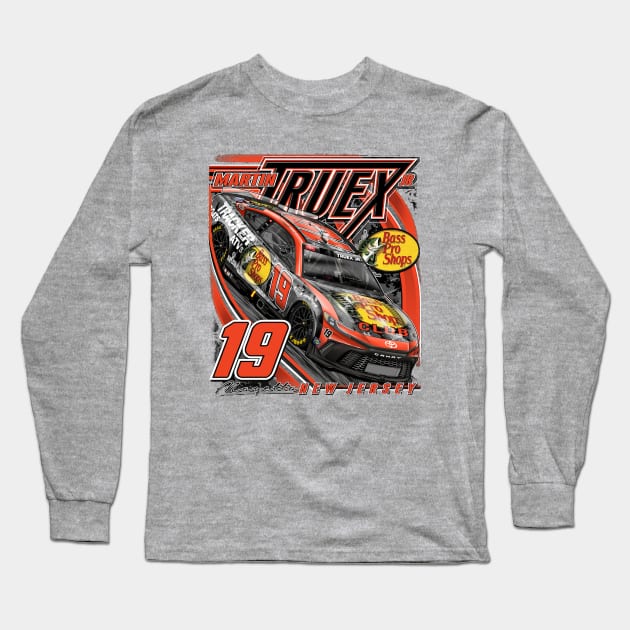 Martin Truex Jr. Car Long Sleeve T-Shirt by stevenmsparks